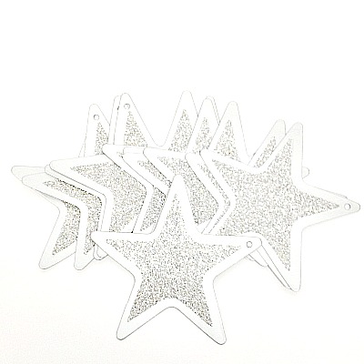 Glitter Stars Silver