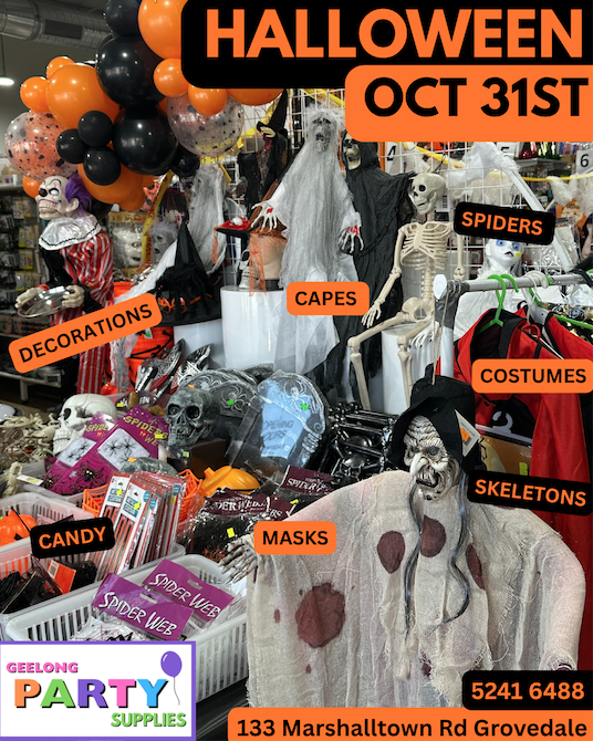 ππ» Get Ready for Halloween with Geelong Party Supplies!