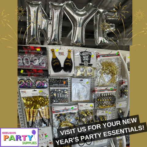 New Years Eve Geelong Party Supplies